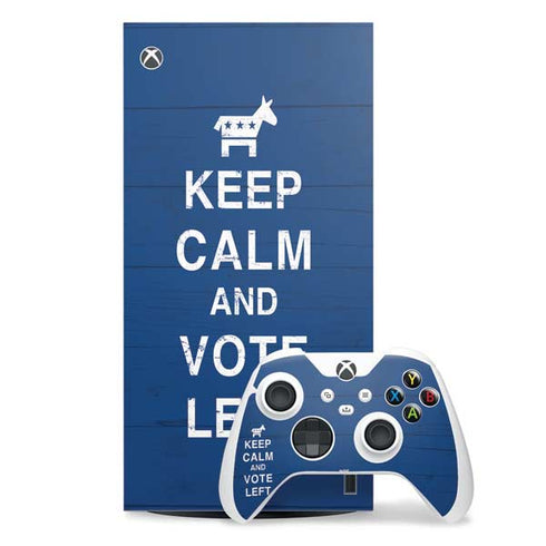 Keep Calm And Vote Left Xbox Series X Skins